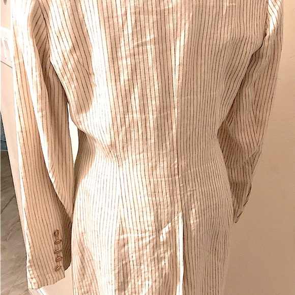 Vintage J Peterman Button down Equestrian style 💯% linen jacket. - Picture 4 of 11